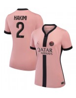 Paris Saint-Germain Achraf Hakimi #2 Tredjedrakt Dame 2024-25 Korte ermer